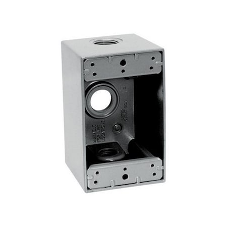 Sigma Electrical Box, Outlet Box Type, 1 Gang 3460326